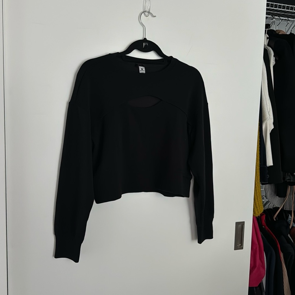 Black Work Out Top